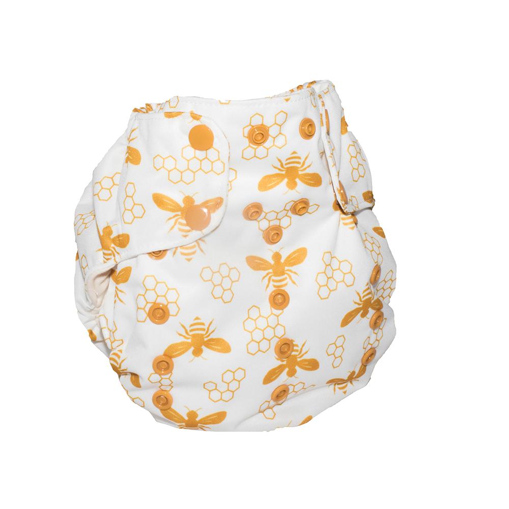 Smart Bottoms 3.1 All in One Organic Cloth Nappy-All In One Nappy-Smart Bottoms-Bee Yourself-The Nappy Market
