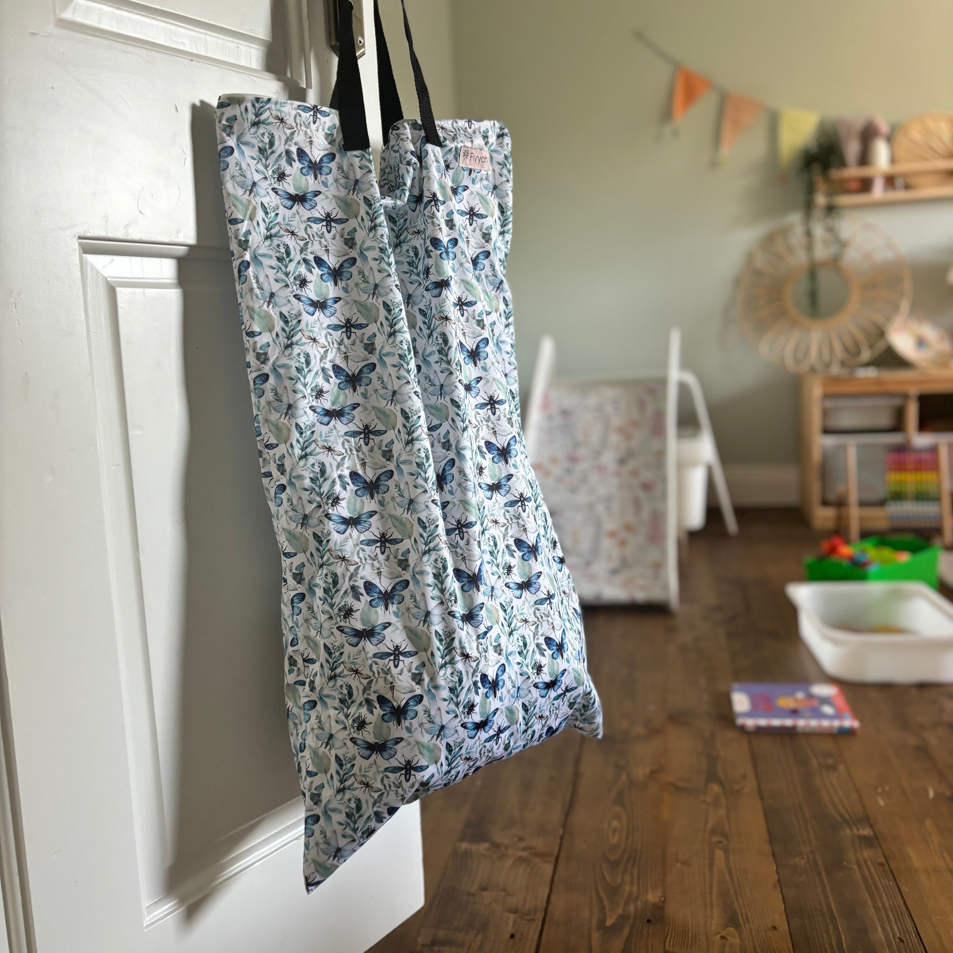 Fiyyah Extra Large Wet Bag-Wet Bag-Fiyyah-Dusky Flora-The Nappy Market