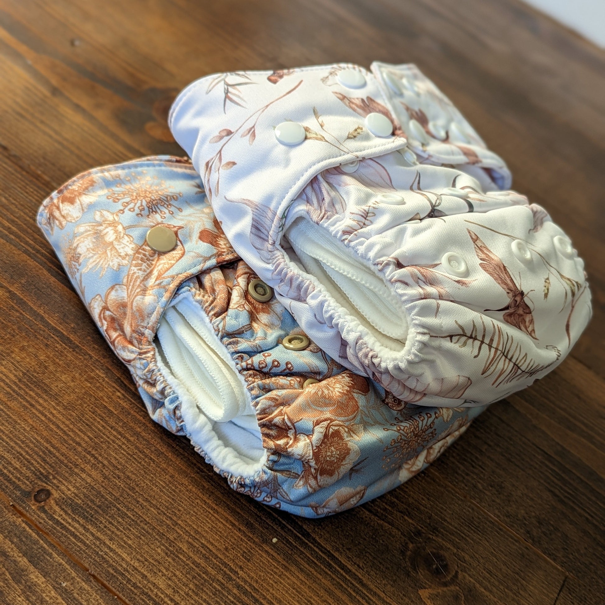 Mimi & Co Originals 1.0 Snap in Two Pocket Nappy-Snap in with Pocket-Mimi & Co-Blossom-The Nappy Market