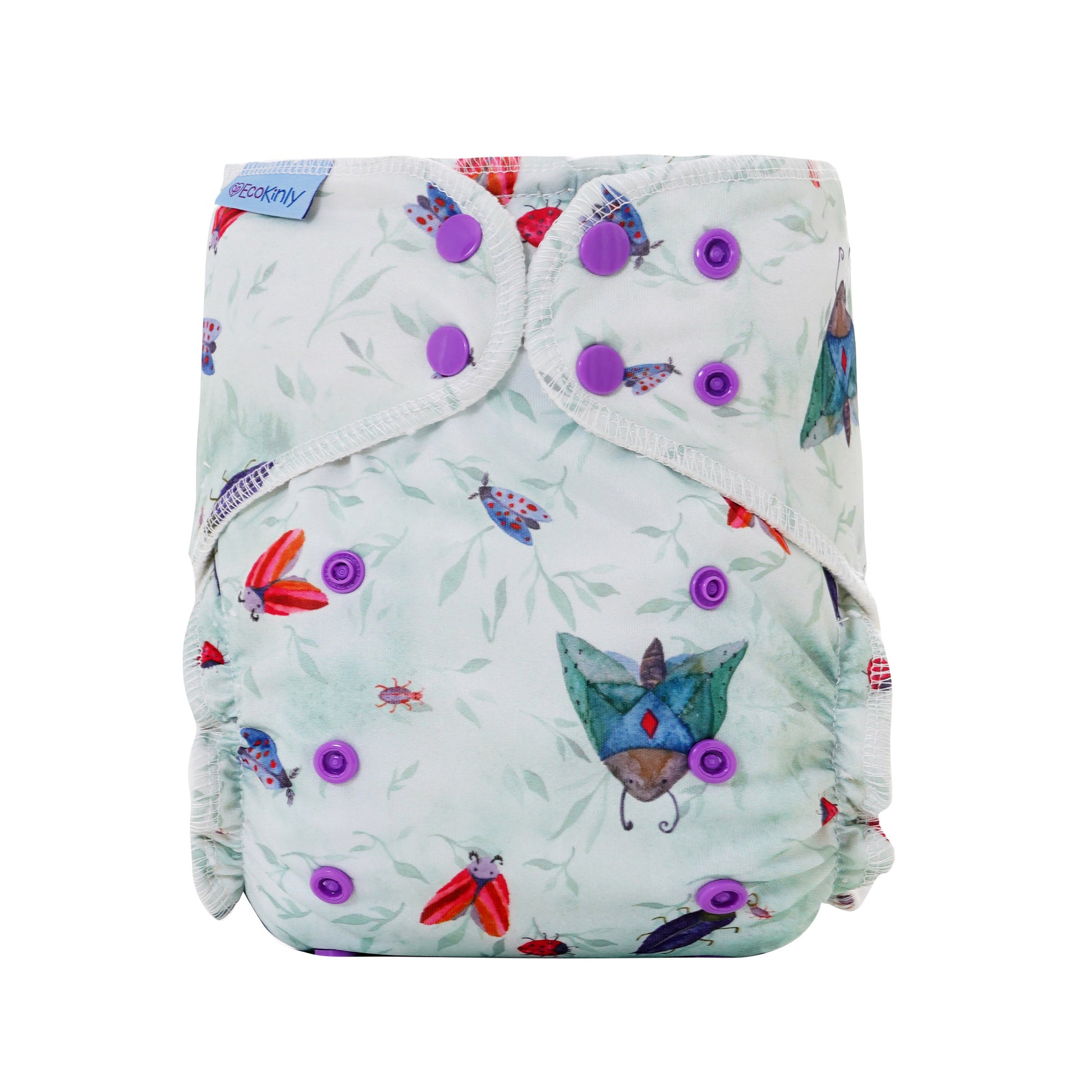 NightGuard 12 Hour Protection Reusable Night Cloth Nappy-Night Nappy-Ecokinly-Nightgarden-The Nappy Market