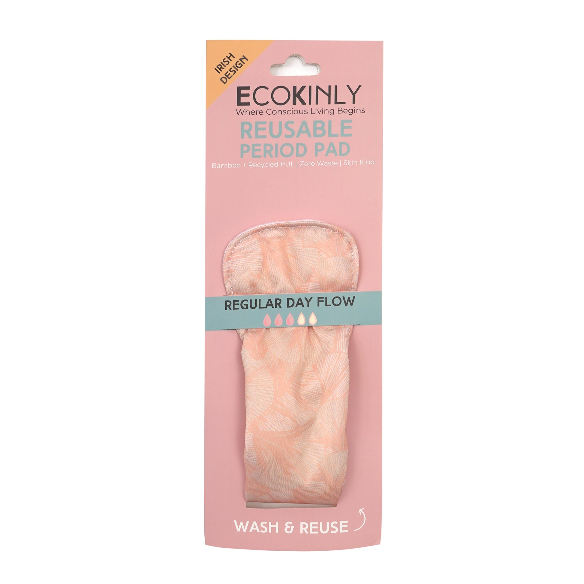 Ecokinly Period Pad - Day or Night-Cloth Sanitary Pads-Ecokinly-The Nappy Market