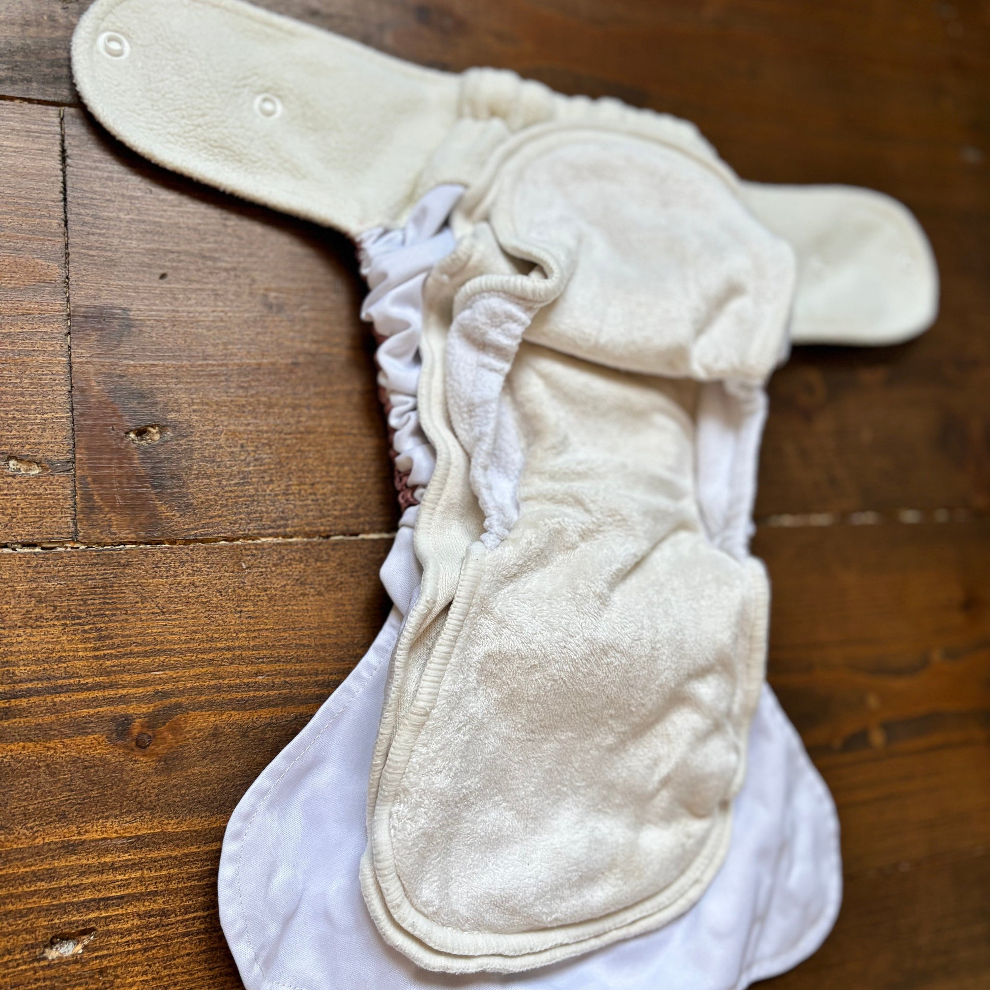 WeeCare Easy Nappy Newborn or One Size-All in Two Nappy-WeeCare-Small (Newborn)-Bordeux-The Nappy Market