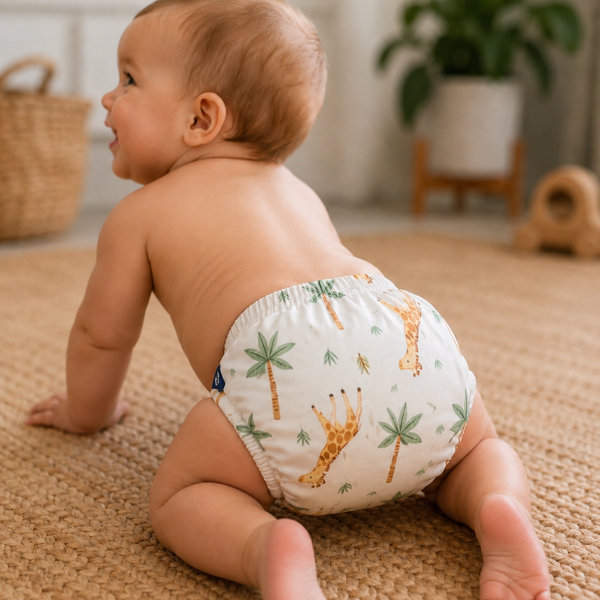 EcoKinly Cotton Bamboo Pocket Cloth Nappy-Pocket Nappy-Ecokinly-Riverside-The Nappy Market