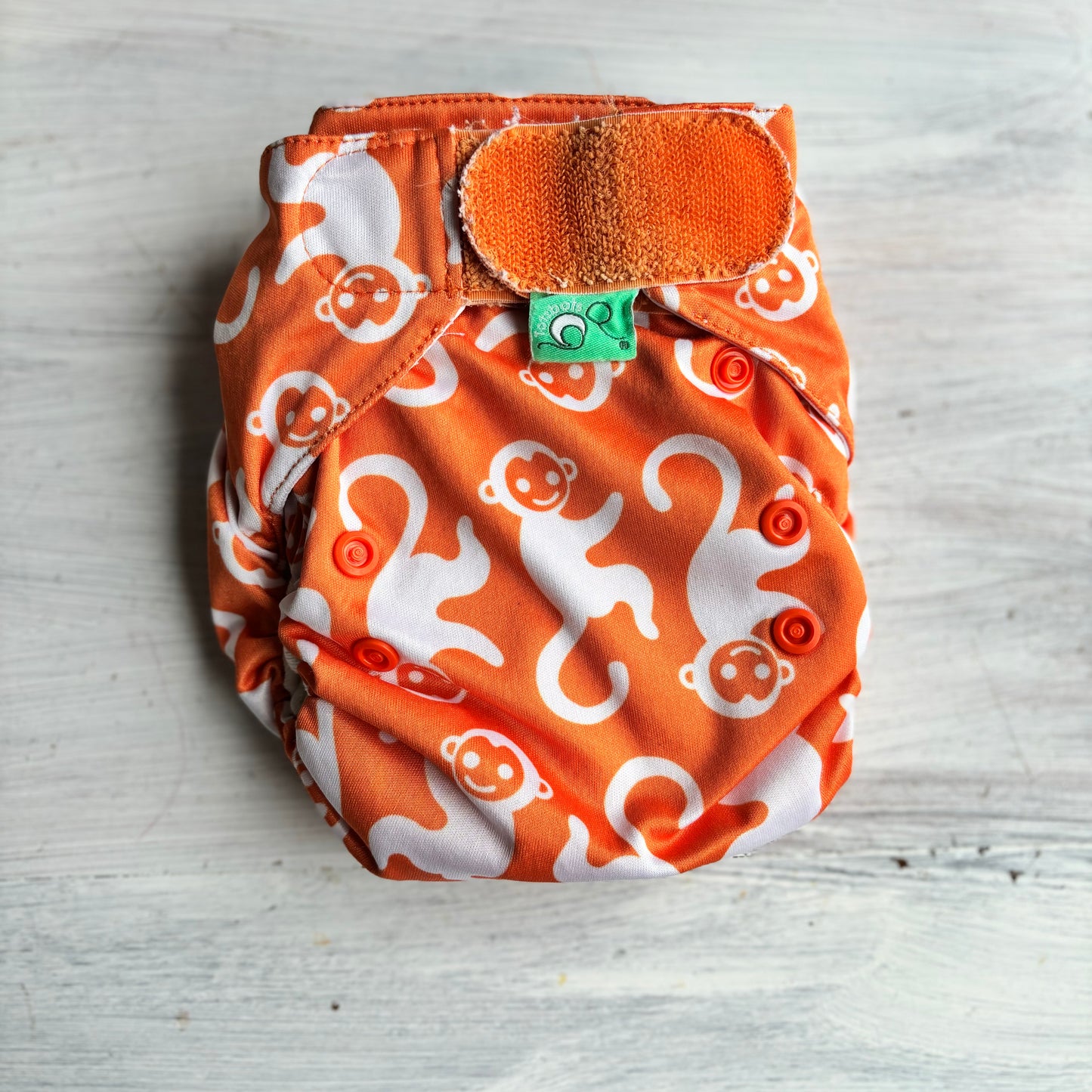 Tots Bots Easyfit All in One Nappy-All In One Nappy-Tots Bots-Chimpantzee-The Nappy Market