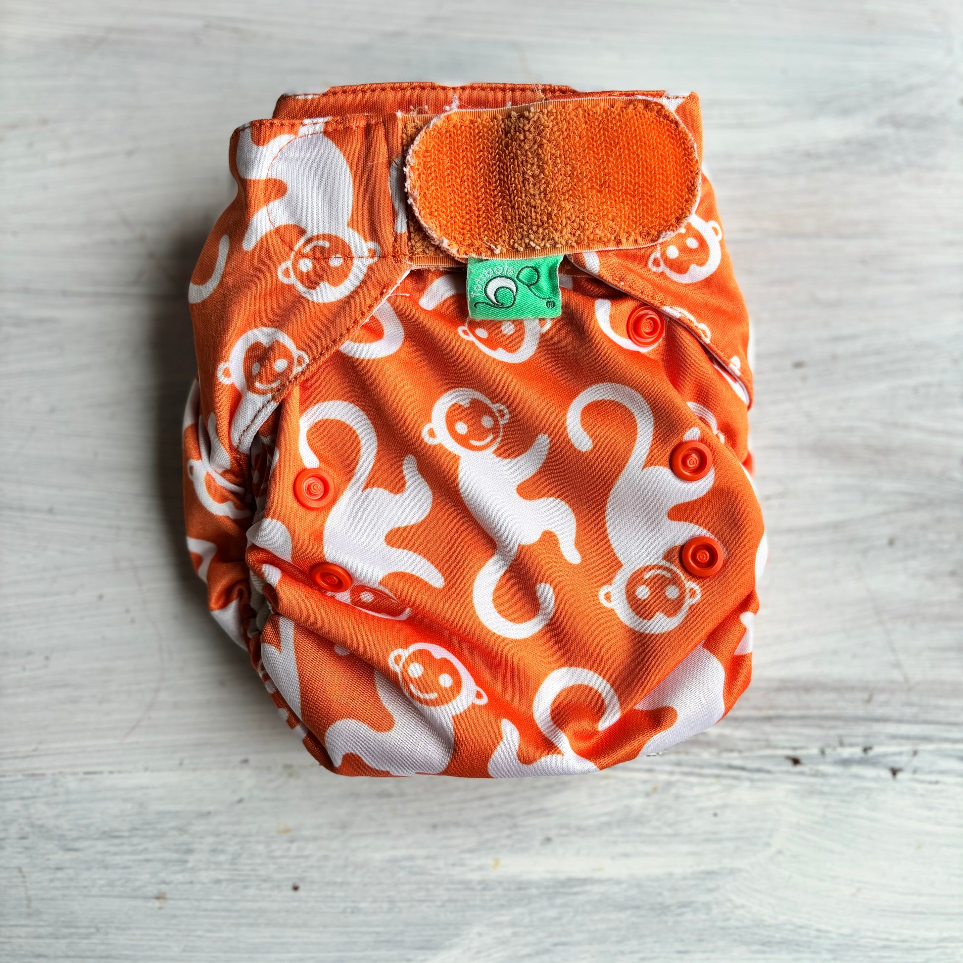 Tots Bots Easyfit All in One Nappy-All In One Nappy-Tots Bots-Chimpantzee-The Nappy Market