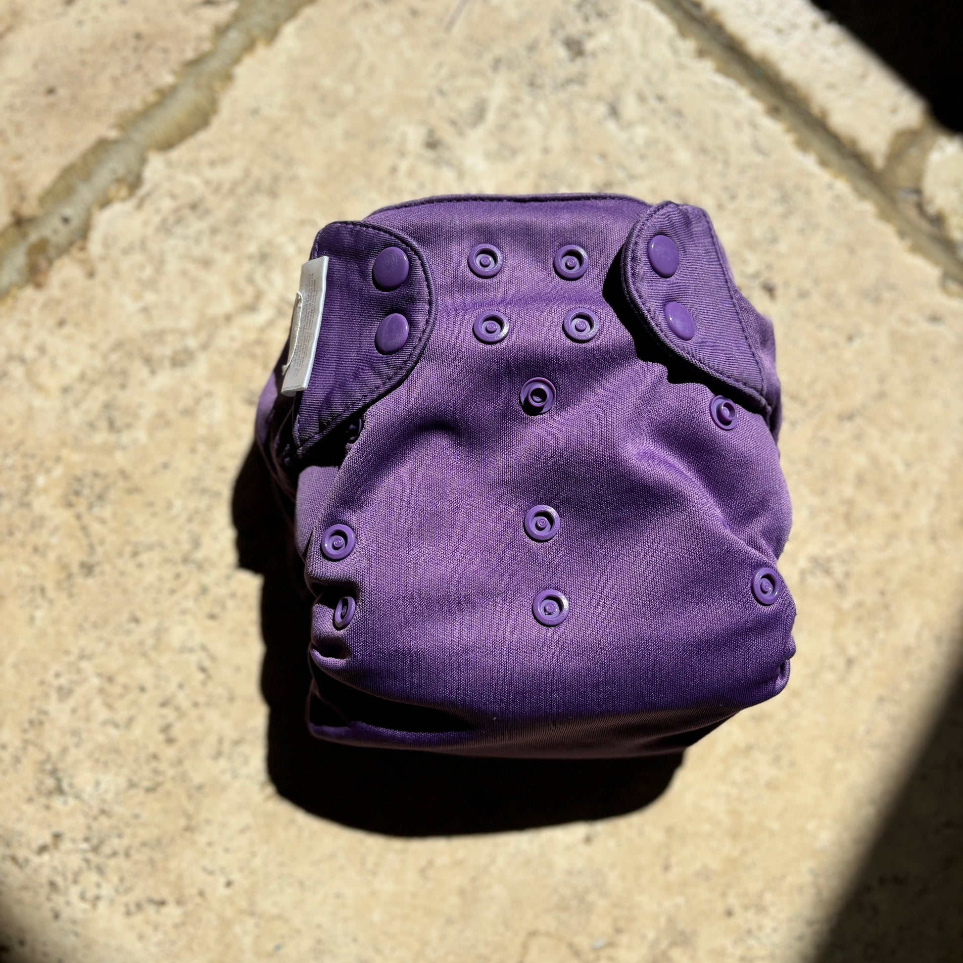 Bum Genius Elemental AIO Organic Cotton Cloth Nappy-All In One Nappy-BumGenius-Purple-The Nappy Market