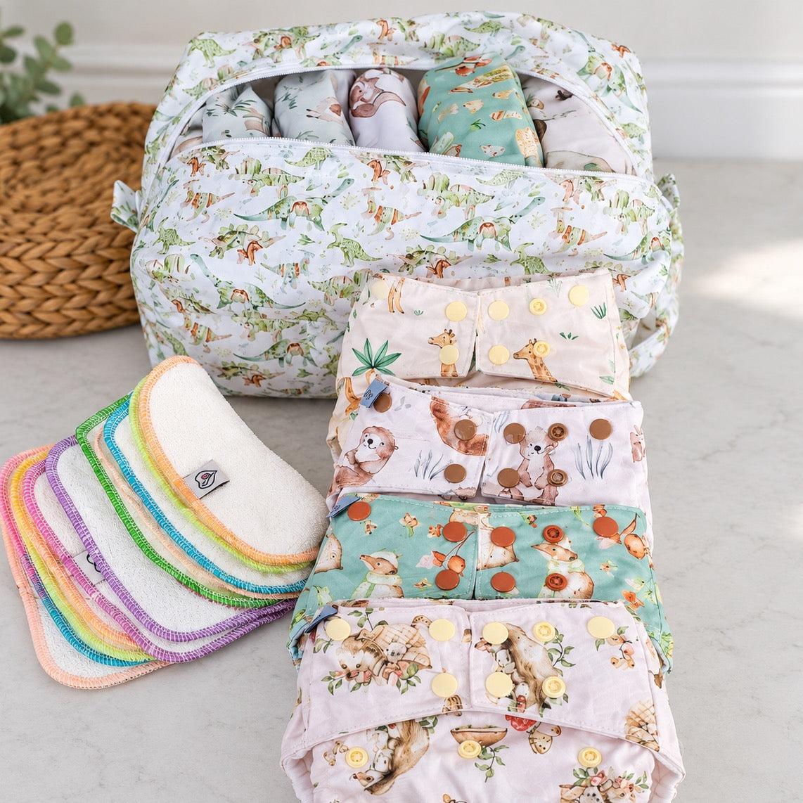 Starter Nappy Bundle-Bundle-The Nappy Market-Boy Mix Prints-Bundle 1-The Nappy Market