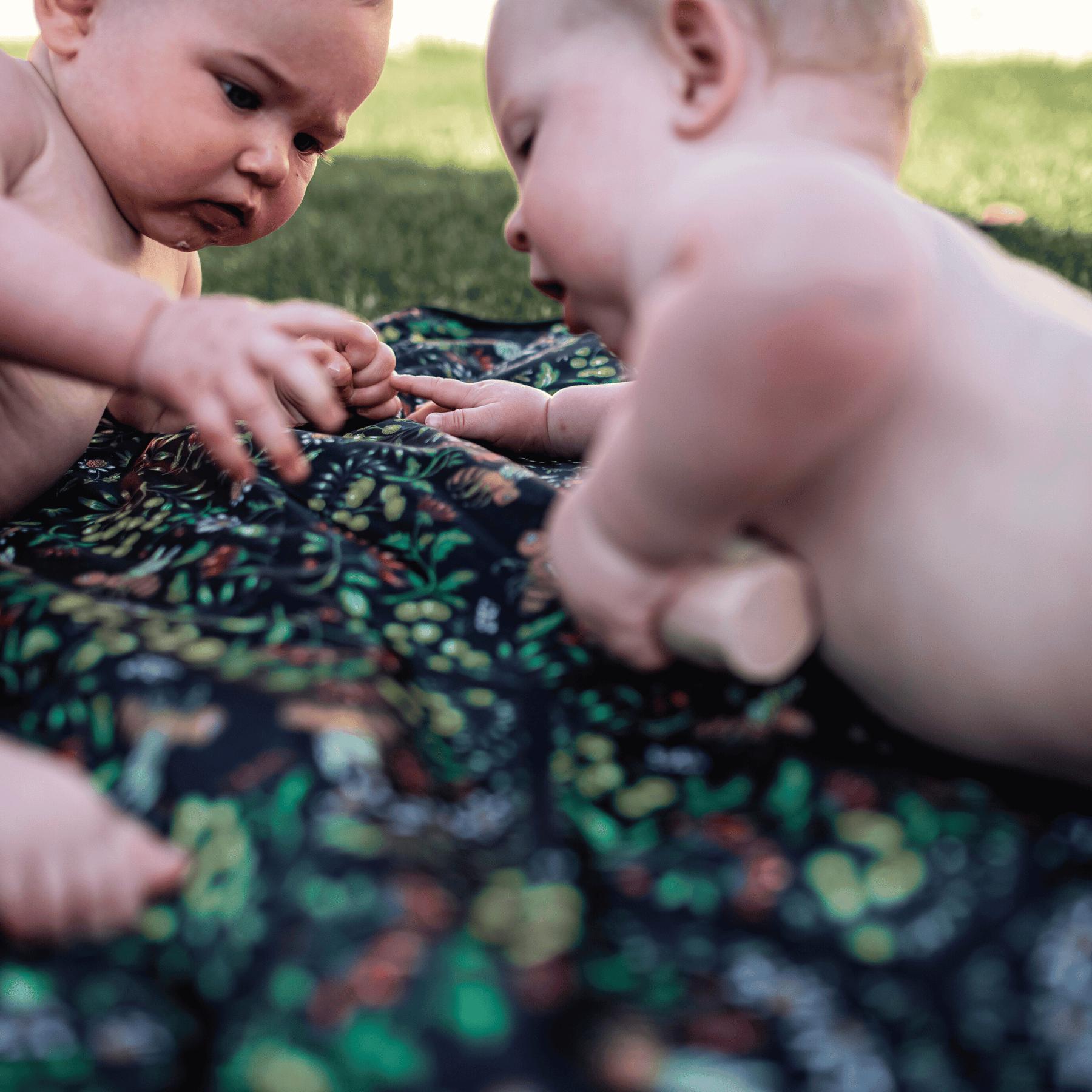 Earthside Eco Bums Giant Family Waterproof Mat PREORDER Open-Play Mat-Earthside Eco Bums-Bee Mine-The Nappy Market