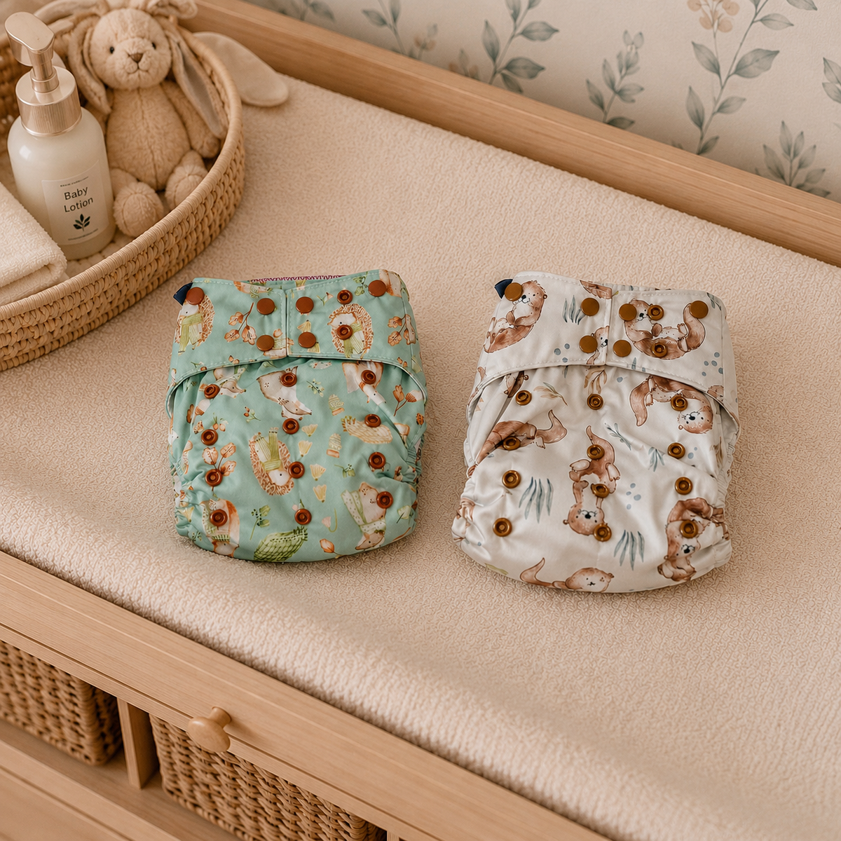 EcoKinly Cotton Bamboo Pocket Cloth Nappy-Pocket Nappy-Ecokinly-Riverside-The Nappy Market