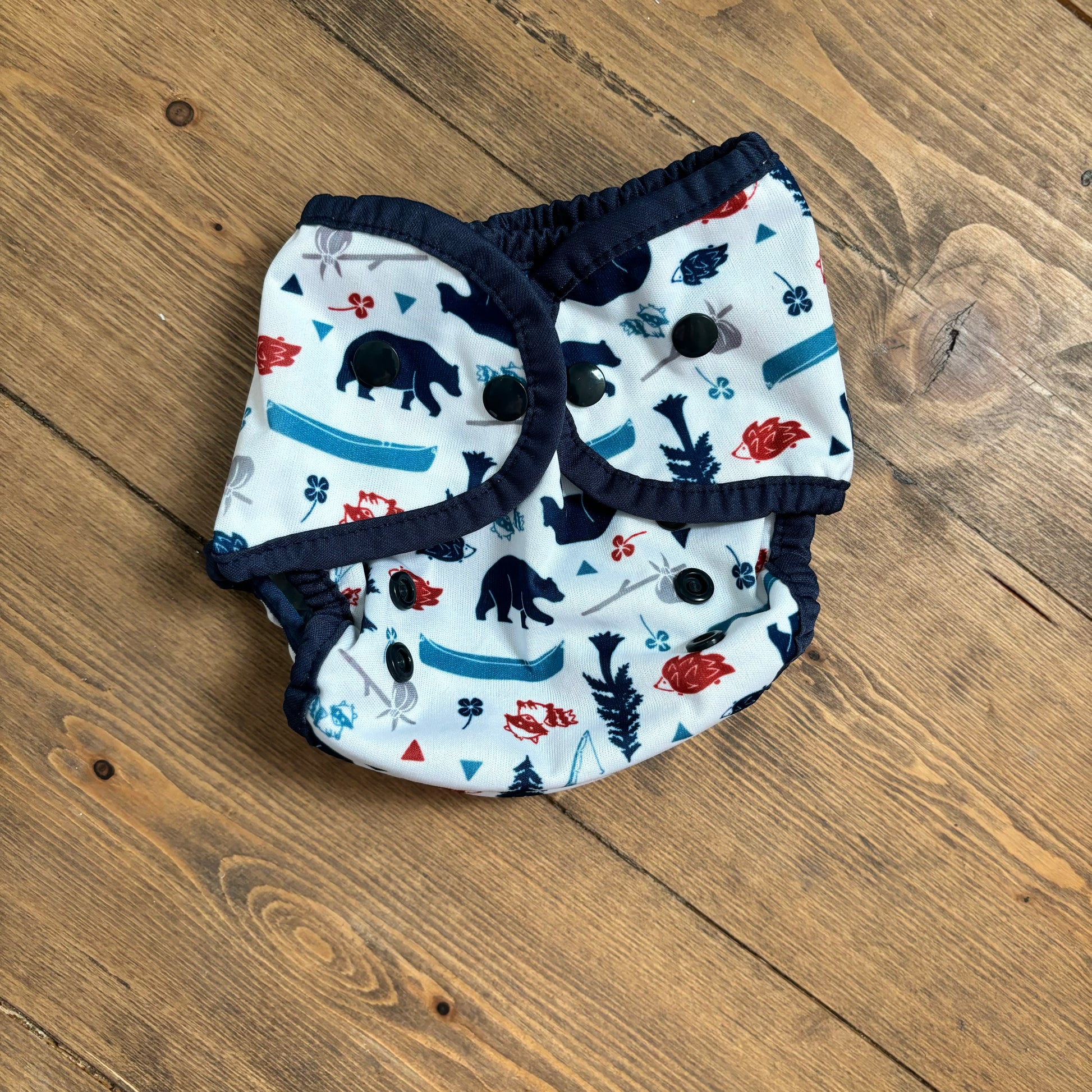 Thirsties Duo Wrap Size 1 Snap Close-Wrap-Thirsties-Forest Trail-The Nappy Market