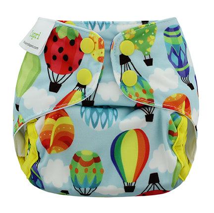 Blueberry Newborn Capri Wrap Nappy Cover-Wrap-Blueberry-Balloon-The Nappy Market