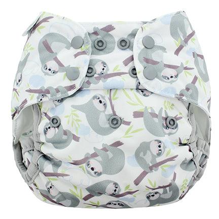 Blueberry Newborn Capri Wrap Nappy Cover-Wrap-Blueberry-Lazy-The Nappy Market