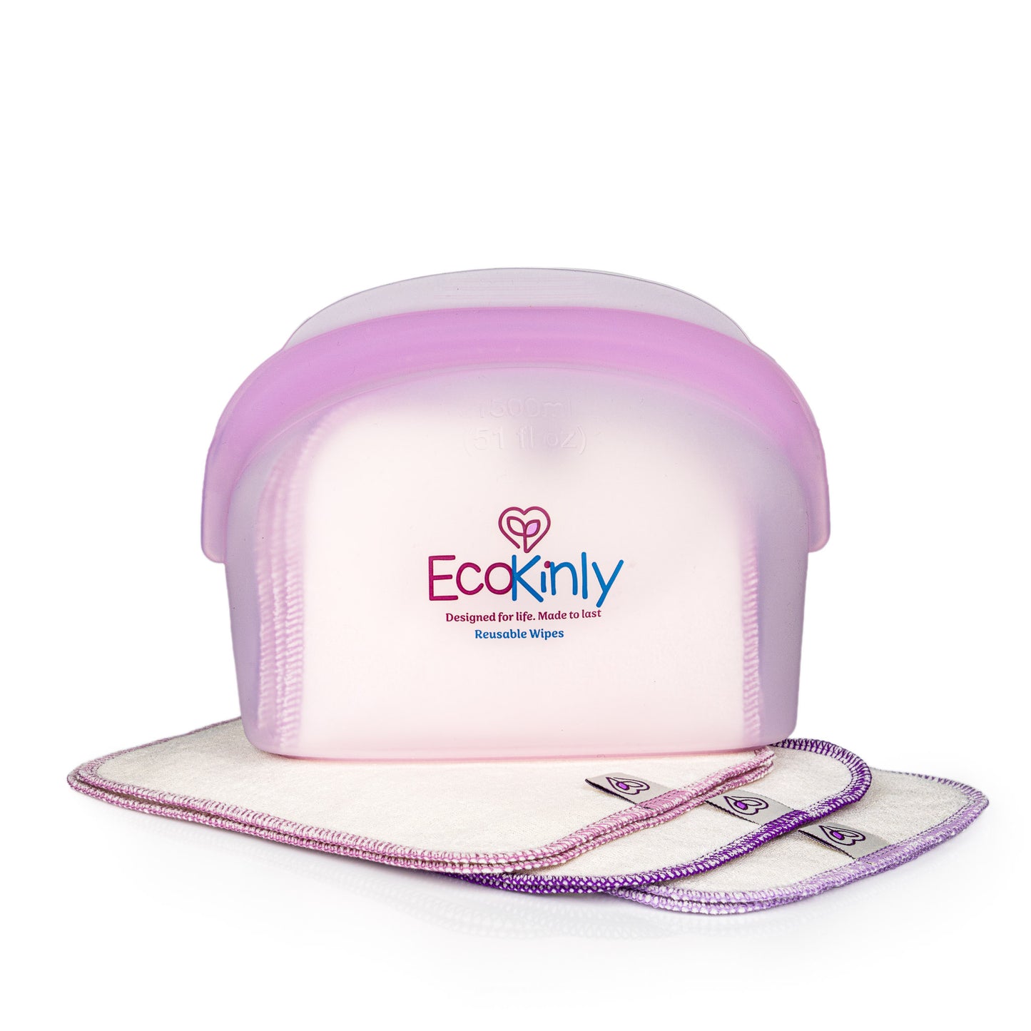 EcoKinly Reusable Wipes Kit-The Nappy Market-The Nappy Market
