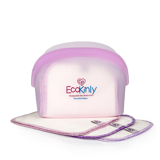 EcoKinly Reusable Wipes Kit-The Nappy Market-The Nappy Market