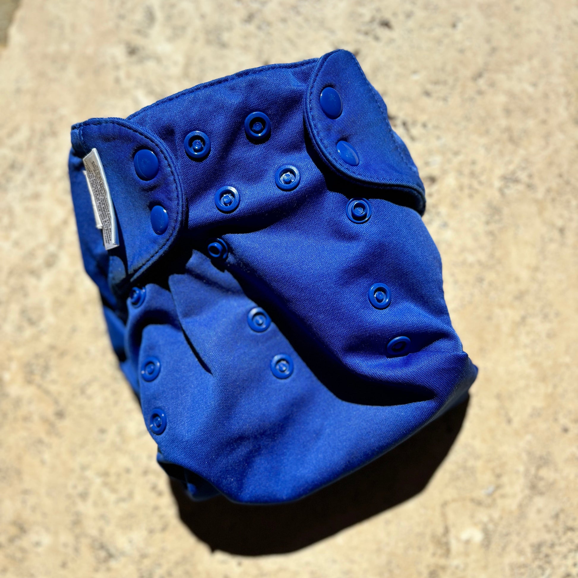 Bum Genius Elemental AIO Organic Cotton Cloth Nappy-All In One Nappy-BumGenius-Blue-The Nappy Market