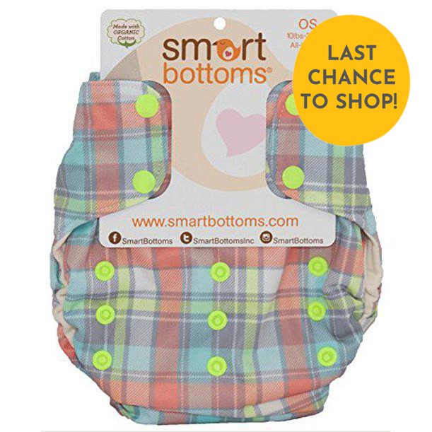 Smart Bottoms 3.1 All in One Organic Cloth Nappy CLEARANCE-All In One Nappy-Smart Bottoms-Allister-The Nappy Market