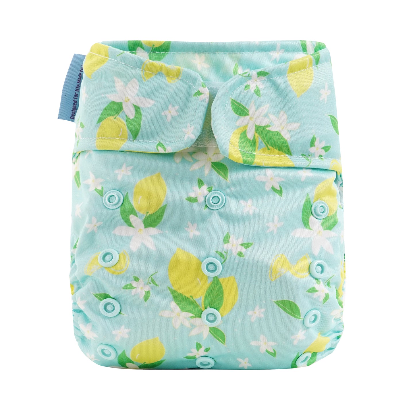 EcoKinly Grab & Go Reusable Nappy-All In One Nappy-Ecokinly-Lemonchello-The Nappy Market