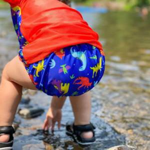 Smart Bottoms Lil Swimmers Swim Nappy - Medium 16-30lbs-Swim Nappy-Smart Bottoms-Chick Shades-The Nappy Market