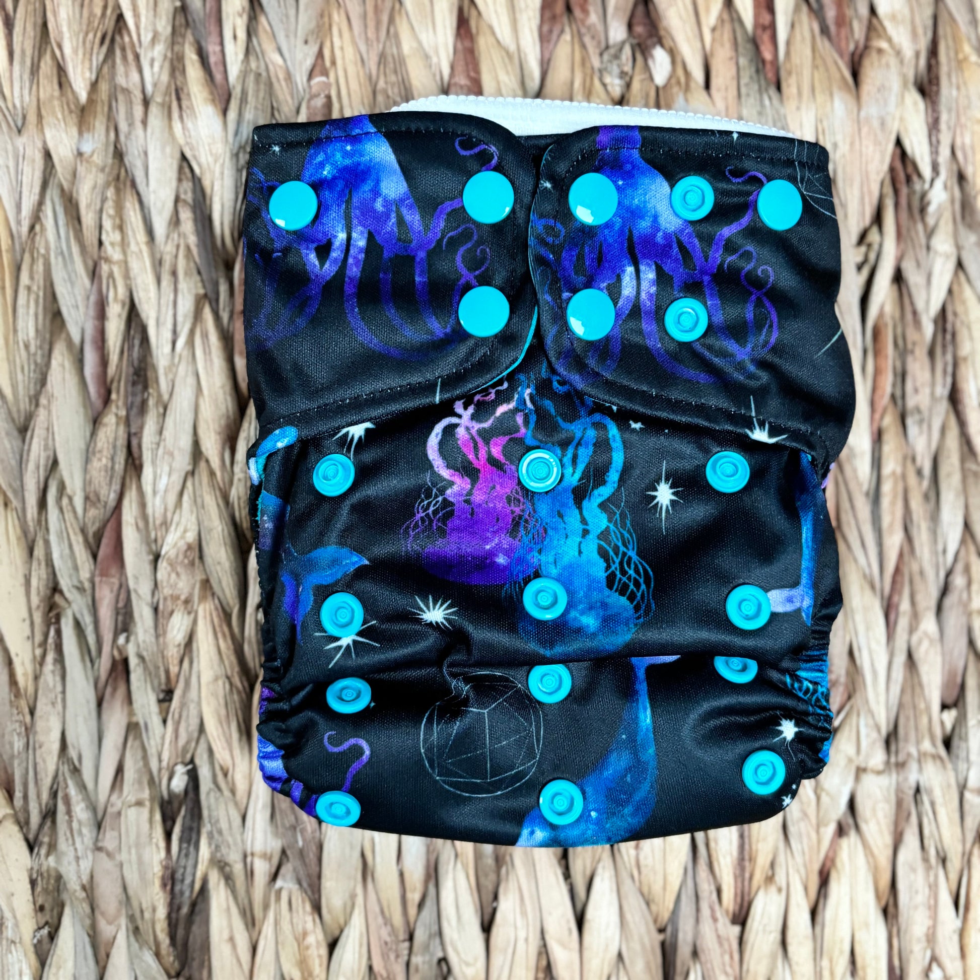 Lighthouse Kids All in One Signature Nappy-All In One Nappy-Lighthouse Kids Co-Cosmic Seas-The Nappy Market