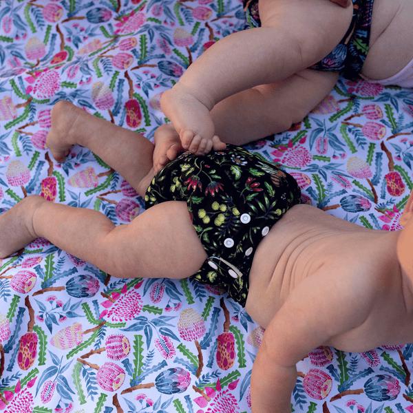 Earthside Eco Bums Giant Family Waterproof Mat PREORDER Open-Play Mat-Earthside Eco Bums-Native Days-The Nappy Market