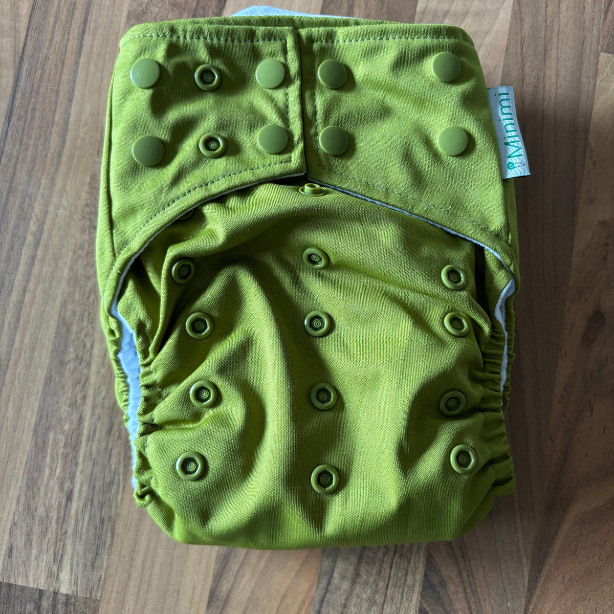 Minimi Snap in Pocket Nappy-Snap in with Pocket-Minimi-Olive-The Nappy Market