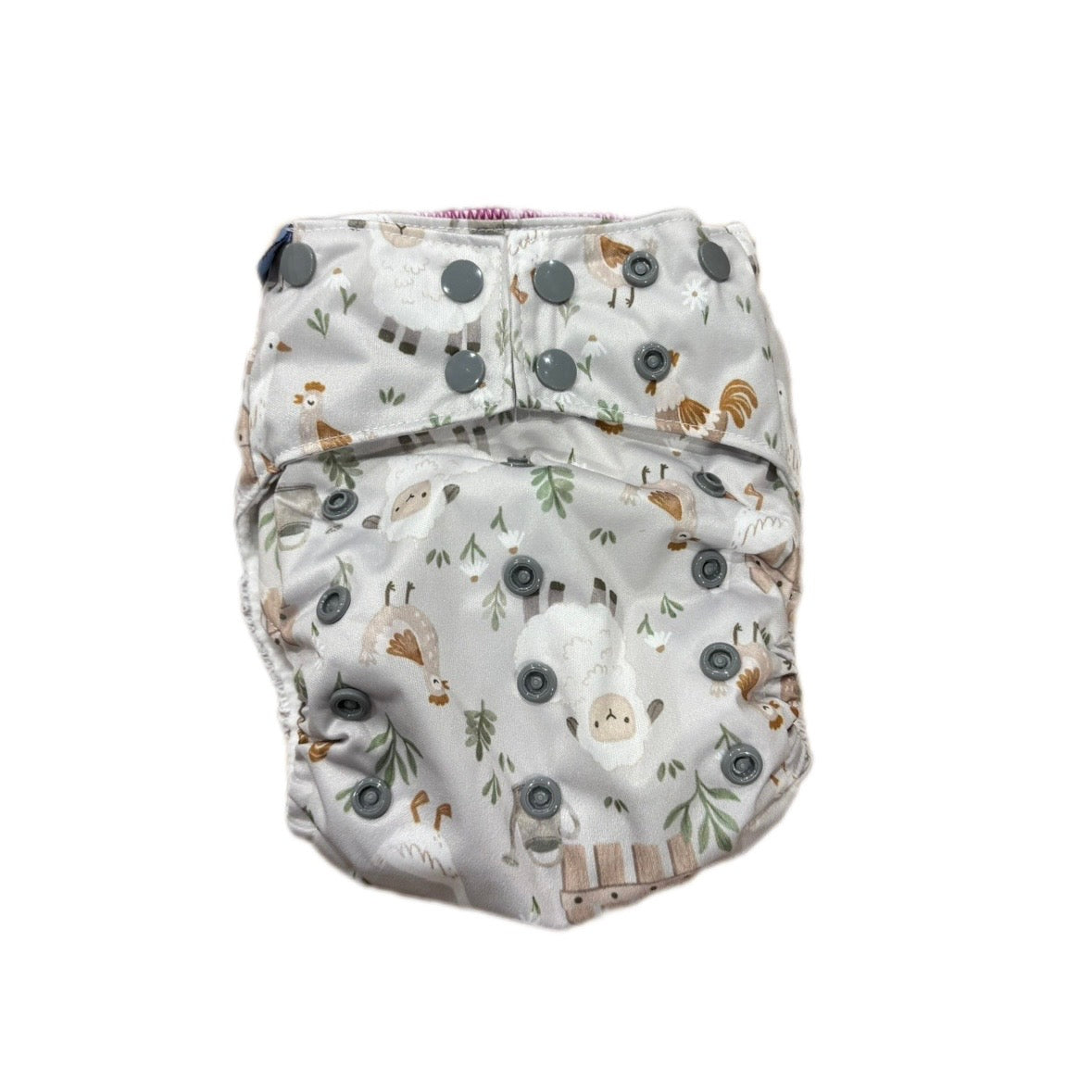 EcoKinly Cotton Bamboo Pocket Cloth Nappy-Pocket Nappy-Ecokinly-Farmyard-The Nappy Market