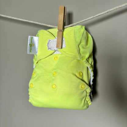 BumGenius Freetime AIO - Velcro-All In One Nappy-BumGenius-Yellow-The Nappy Market