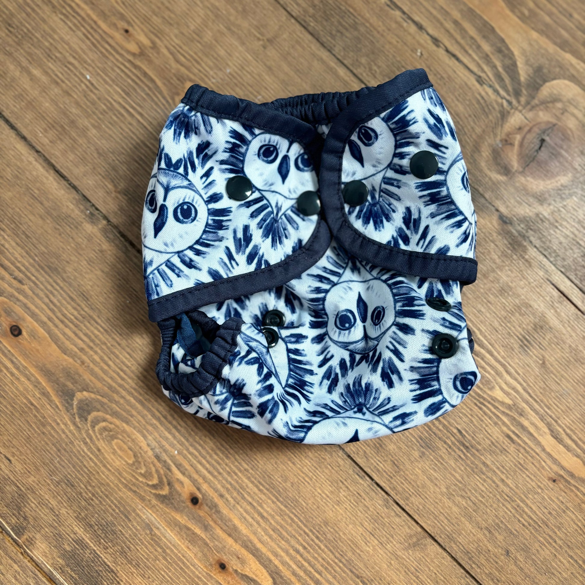 Thirsties Duo Wrap Size 1 Snap Close-Wrap-Thirsties-Night Owl-The Nappy Market