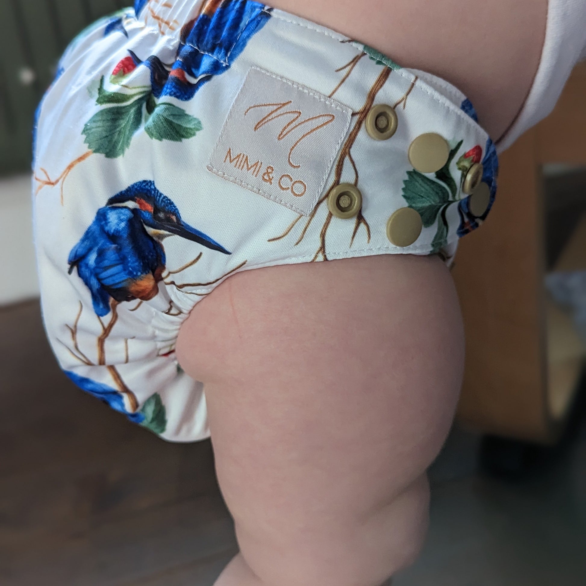 Mimi & Co Originals 2.0 EXCLUSIVE PRINT Kingfisher-All in Two Nappy-Mimi & Co-The Nappy Market