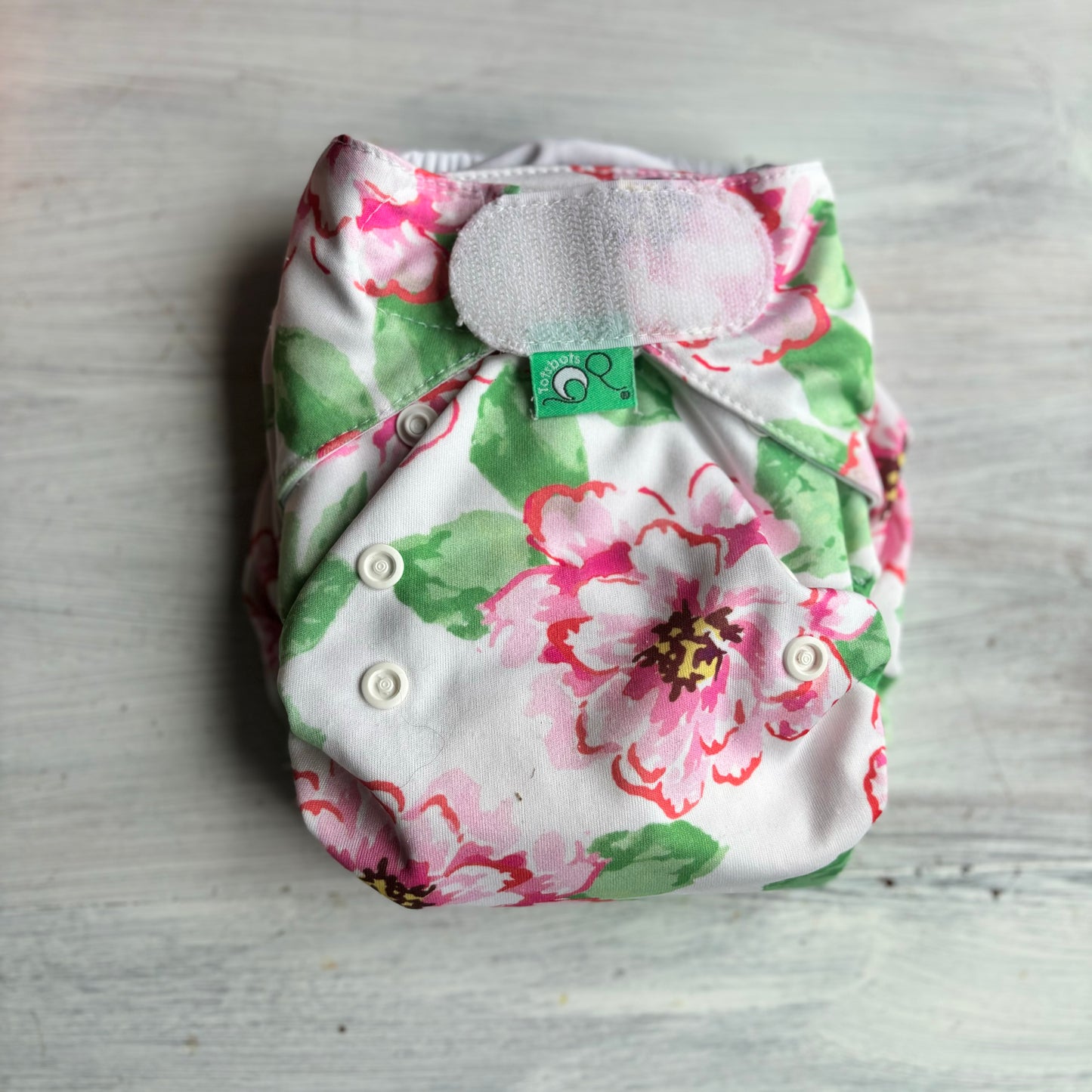 Tots Bots Easyfit All in One Nappy-All In One Nappy-Tots Bots-Floral-The Nappy Market