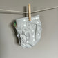 Little Lamb One Size Pocket Nappy including 2 bamboo inserts-Pocket Nappy-Little Lamb-Silver-The Nappy Market