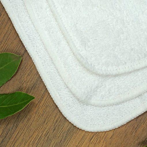 MuslinZ 12Pk Bamboo Cotton Terry Wipes 20x20cm - Unbleached-Accessories-MuslinZ-The Nappy Market