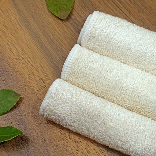 MuslinZ 12Pk Bamboo Cotton Terry Wipes 20x20cm - Unbleached-Accessories-MuslinZ-The Nappy Market