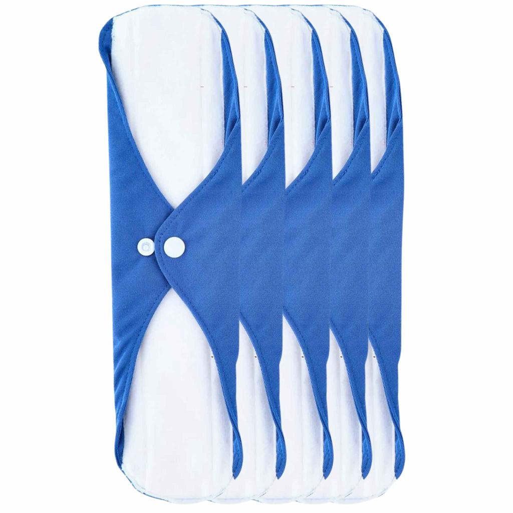 Little Lamb Cloth Sanitary Night Pad-Cloth Sanitary Pads-Little Lamb-Pack of 5-Denim-The Nappy Market