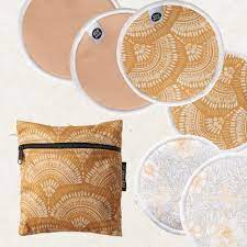 Eco Mini Bamboo Breast Pads - 6 Set with wet bag-Accessories-Eco Mini-Eternal Sunshine-The Nappy Market