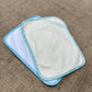 The Nappy Market Tender Touch double sided Cloth Wipes - 12 pack-Accessories-The Nappy Market-Sea Edging-The Nappy Market