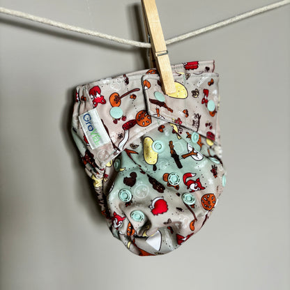 Grovia Hybrid Snap in Nappy-All In One Nappy-Grovia-Forest-The Nappy Market