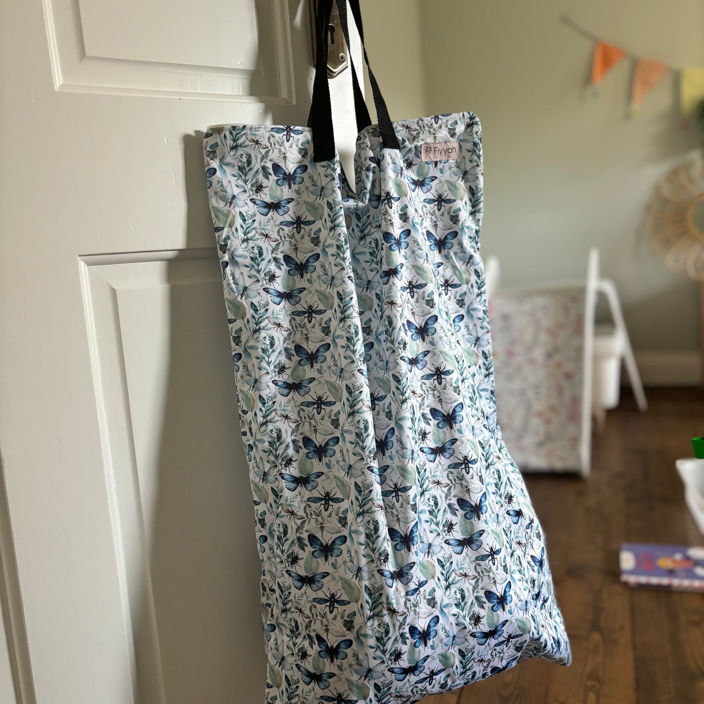 Fiyyah Extra Large Wet Bag-Wet Bag-Fiyyah-Dusky Flora-The Nappy Market