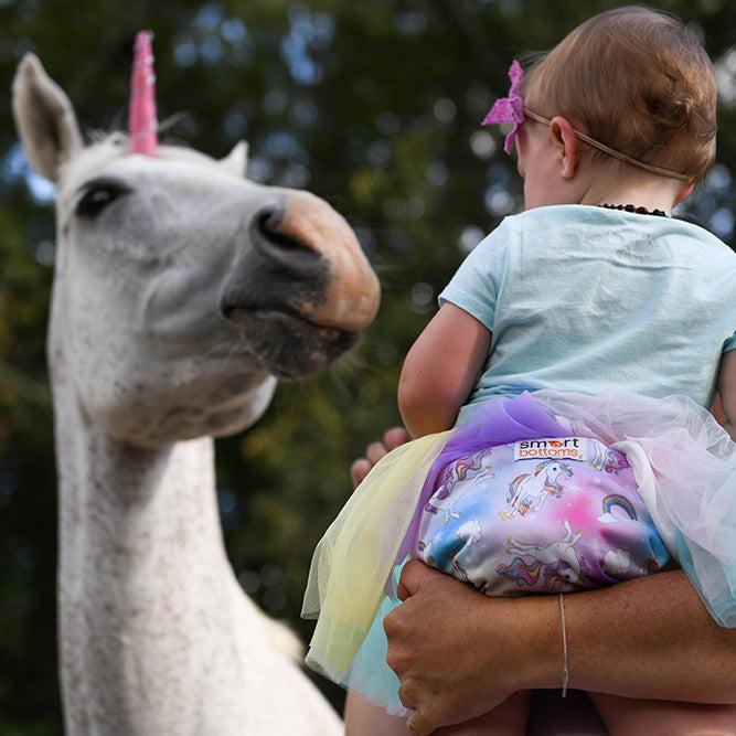 Smart Bottoms - Dream Diaper 2.0 - All in One Organic Cloth Nappy-Snap in with Pocket-Smart Bottoms-Abyss-The Nappy Market