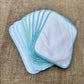 The Nappy Market Tender Touch double sided Cloth Wipes - 12 pack-Accessories-The Nappy Market-Sea Edging-The Nappy Market
