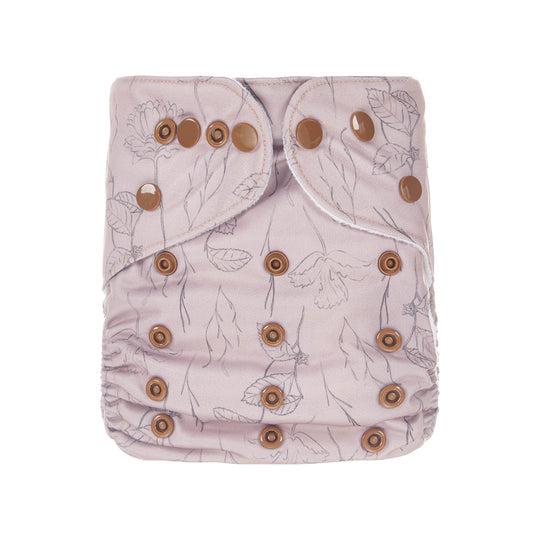 Fiyyah Pokkit Pocket Nappy-Pocket Nappy-Fiyyah-Dusky Flora-The Nappy Market