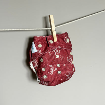 Grovia Hybrid Snap in Nappy-All In One Nappy-Grovia-Vanilla-The Nappy Market