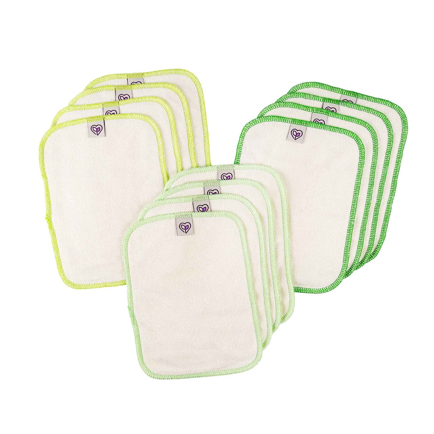EcoKinly Reusables Wipes - 12 Pack-Accessories-Ecokinly-Forest-The Nappy Market