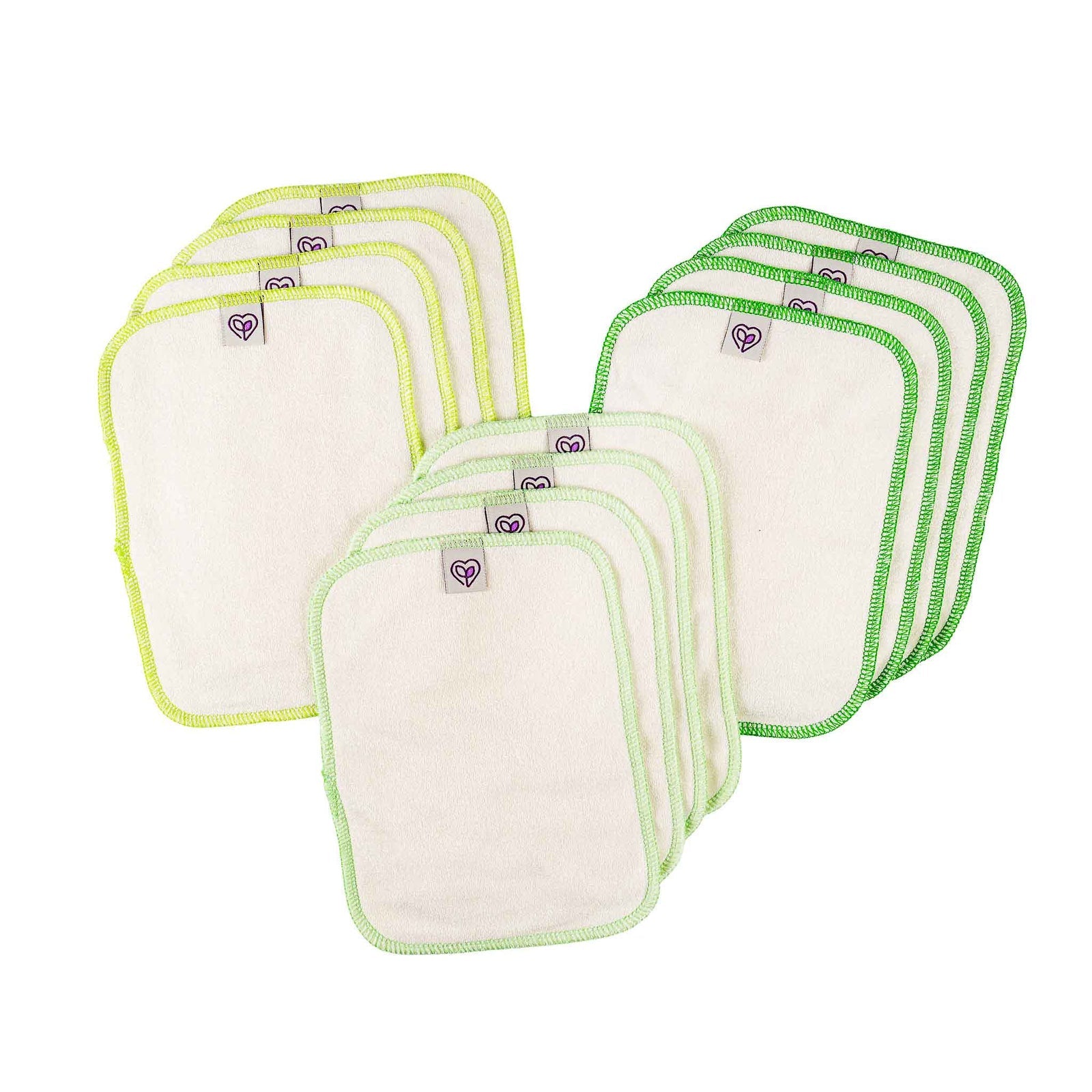 EcoKinly Reusables Wipes - 12 Pack-Accessories-Ecokinly-Forest-The Nappy Market