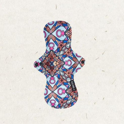 Eco Mini Bamboo Contour Cloth Pad Medium - Heavy-Cloth Sanitary Pads-Eco Mini-Boob Mandala-The Nappy Market