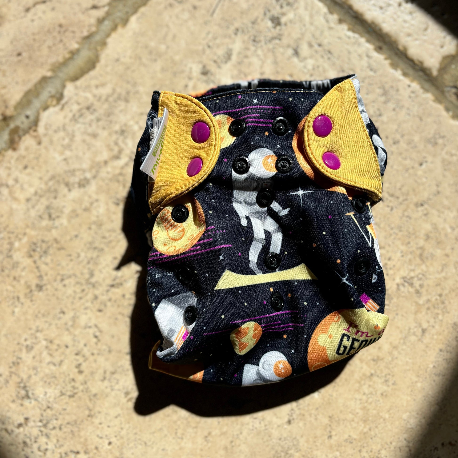 Bum Genius Elemental AIO Organic Cotton Cloth Nappy-All In One Nappy-BumGenius-Space-The Nappy Market