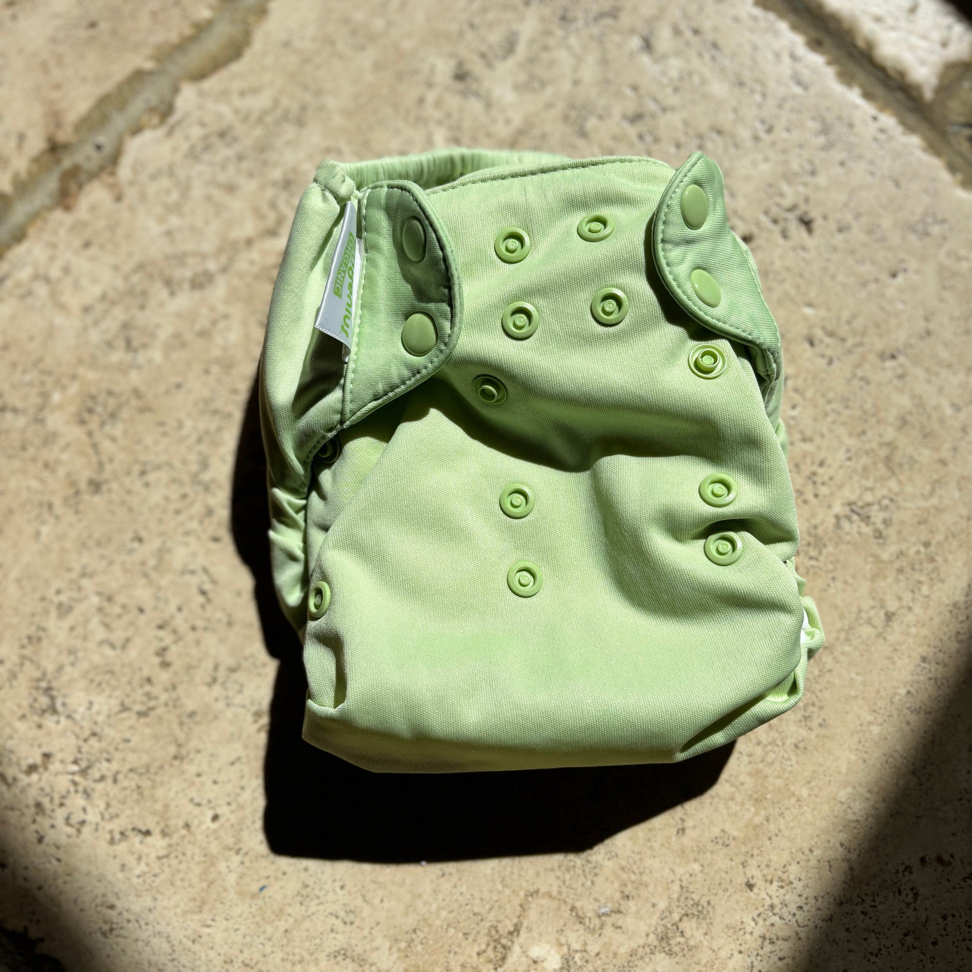 Bum Genius Elemental AIO Organic Cotton Cloth Nappy-All In One Nappy-BumGenius-Grasshopper-The Nappy Market