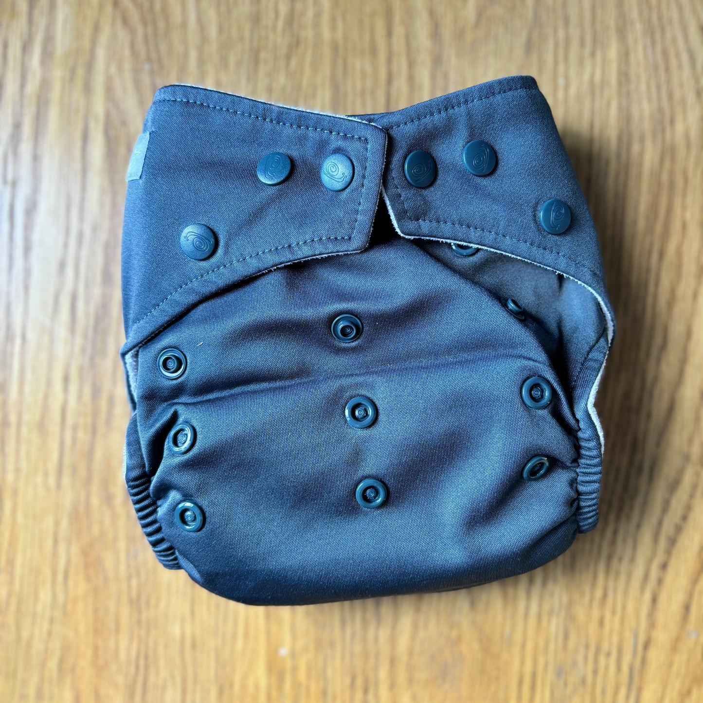 Baba + Boo One Size Pocket Nappy-Pocket Nappy-Baba + Boo-Charcoal-The Nappy Market