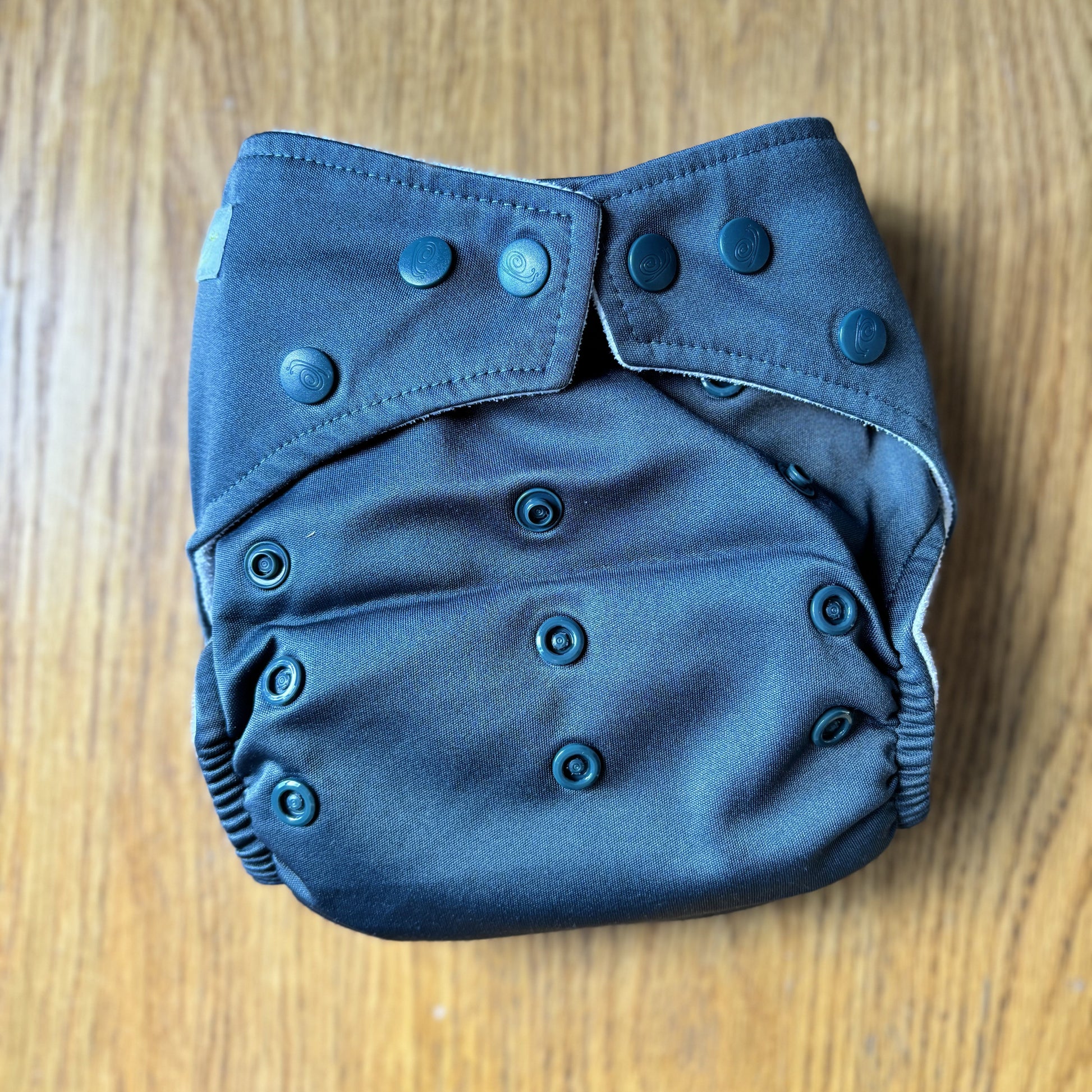 Baba + Boo One Size Pocket Nappy-Pocket Nappy-Baba + Boo-Charcoal-The Nappy Market