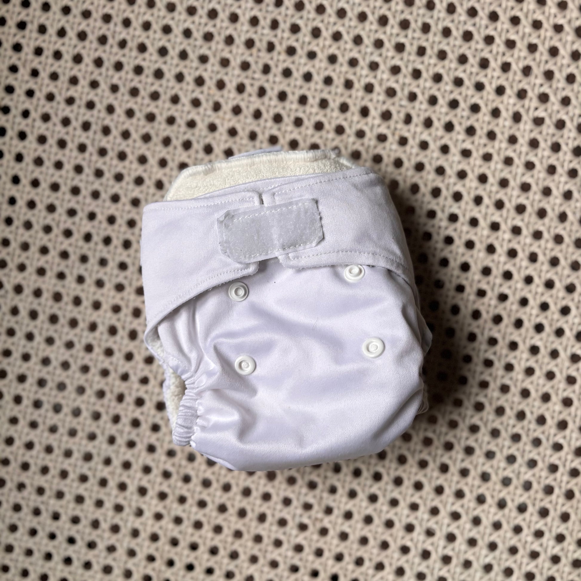 Baba+Boo Newborn Pocket Nappy-Pocket Nappy-Baba + Boo-Snow-The Nappy Market